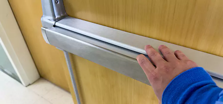 Installing a Push Bar on a Door Pascagoula